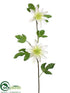 Silk Plants Direct Passion Flower Spray - Cream Green - Pack of 12