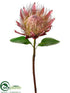 Silk Plants Direct Protea Spray - Pink - Pack of 6