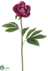 Silk Plants Direct Peony Spray - Rubrum - Pack of 12