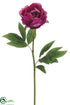 Silk Plants Direct Peony Spray - Rubrum - Pack of 12