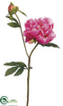 Silk Plants Direct Peony Spray - Mauve - Pack of 12