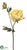 Peony Spray - Yellow Light - Pack of 12