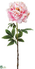 Silk Plants Direct Peony Spray - Pink Two Tone - Pack of 12