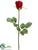 Rose Bud Spray - Red - Pack of 12