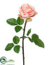 Silk Plants Direct Rose Spray - Rose Two Tone - Pack of 12