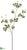 Rose Spray - Cream Green - Pack of 6