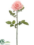 Silk Plants Direct Rose Spray - Peach - Pack of 12