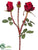 Velvet Rose Spray - Red - Pack of 12