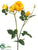 Rose Spray - Yellow - Pack of 12