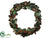 Magnolia Leaf Wreath - Green - Pack of 1