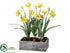 Silk Plants Direct Daffodil - Yellow - Pack of 2