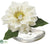 Dahlia - White - Pack of 4