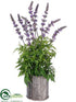 Silk Plants Direct Lavender - Lavender - Pack of 6