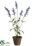 Silk Plants Direct Lavender - Lavender - Pack of 6