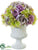 Rose, Hydrangea - Mauve Green - Pack of 4