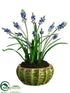 Silk Plants Direct Muscari - Blue - Pack of 2