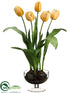 Silk Plants Direct Tulip - Yellow - Pack of 1