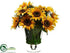 Silk Plants Direct Sunflower - Yellow - Pack of 1