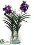 Silk Plants Direct Vanda Orchid Plant - Violet - Pack of 1