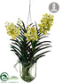 Silk Plants Direct Vanda Orchid Hanging Plant - Green - Pack of 1