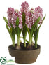 Silk Plants Direct Hyacinth - Lavender - Pack of 2