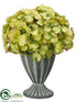 Silk Plants Direct Hydrangea - Green - Pack of 6