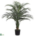 Silk Plants Direct Tropical Palm Tree - Green - Pack of 2