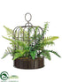 Silk Plants Direct Boston, Lace Fern Plant - Green Two Tone - Pack of 2