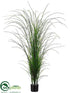 Silk Plants Direct Grass Bush - Green Two Tone - Pack of 2