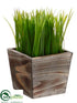 Silk Plants Direct Grass - Green - Pack of 6