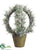 Rosemary Topiary Wreath - Green - Pack of 1