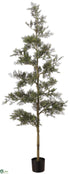 Silk Plants Direct Juniper Tree - Green - Pack of 1