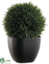 Silk Plants Direct Grass Ball - Green - Pack of 6