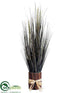 Silk Plants Direct Grass, Cattail - Gray Green - Pack of 4