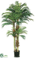 Silk Plants Direct Phoenix Palm Tree - Green - Pack of 2