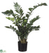 Silk Plants Direct Zamioculcas Zamiifolia ZZ Plant - Green - Pack of 2