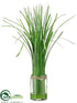 Silk Plants Direct Grass - Green - Pack of 4