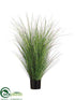 Silk Plants Direct Onion Grass - Green - Pack of 2