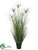 Cypress Grass Bush - Green - Pack of 2