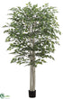 Silk Plants Direct Birch Tree - Green - Pack of 2