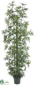 Silk Plants Direct Bamboo Tree - Green - Pack of 2