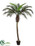 Silk Plants Direct Areca Palm Tree - Green - Pack of 2