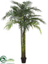 Silk Plants Direct Areca Palm Tree - Green - Pack of 2