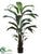 Tropical Palm Tree - Green - Pack of 2