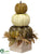 Stacking Pumpkin - Green Cream - Pack of 4