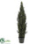 Silk Plants Direct Mini Cedar Pine Tree - Green - Pack of 1