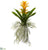 Silk Plants Direct Bromeliad Artificial Plant - Yellow - Pack of 1