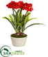 Silk Plants Direct Amaryllis Artificial Plant - Pack of 1