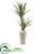 Silk Plants Direct Double Yucca Artificial Plant - Pack of 1