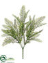 Silk Plants Direct Fern Bush - Green - Pack of 24